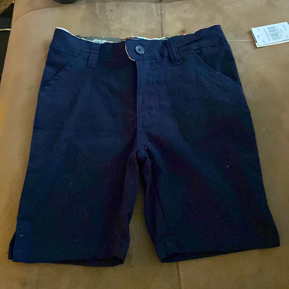Navy blue uniform shorts